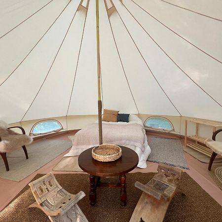 Tente Lodge En Pleine Nature Sumene Bagian luar foto