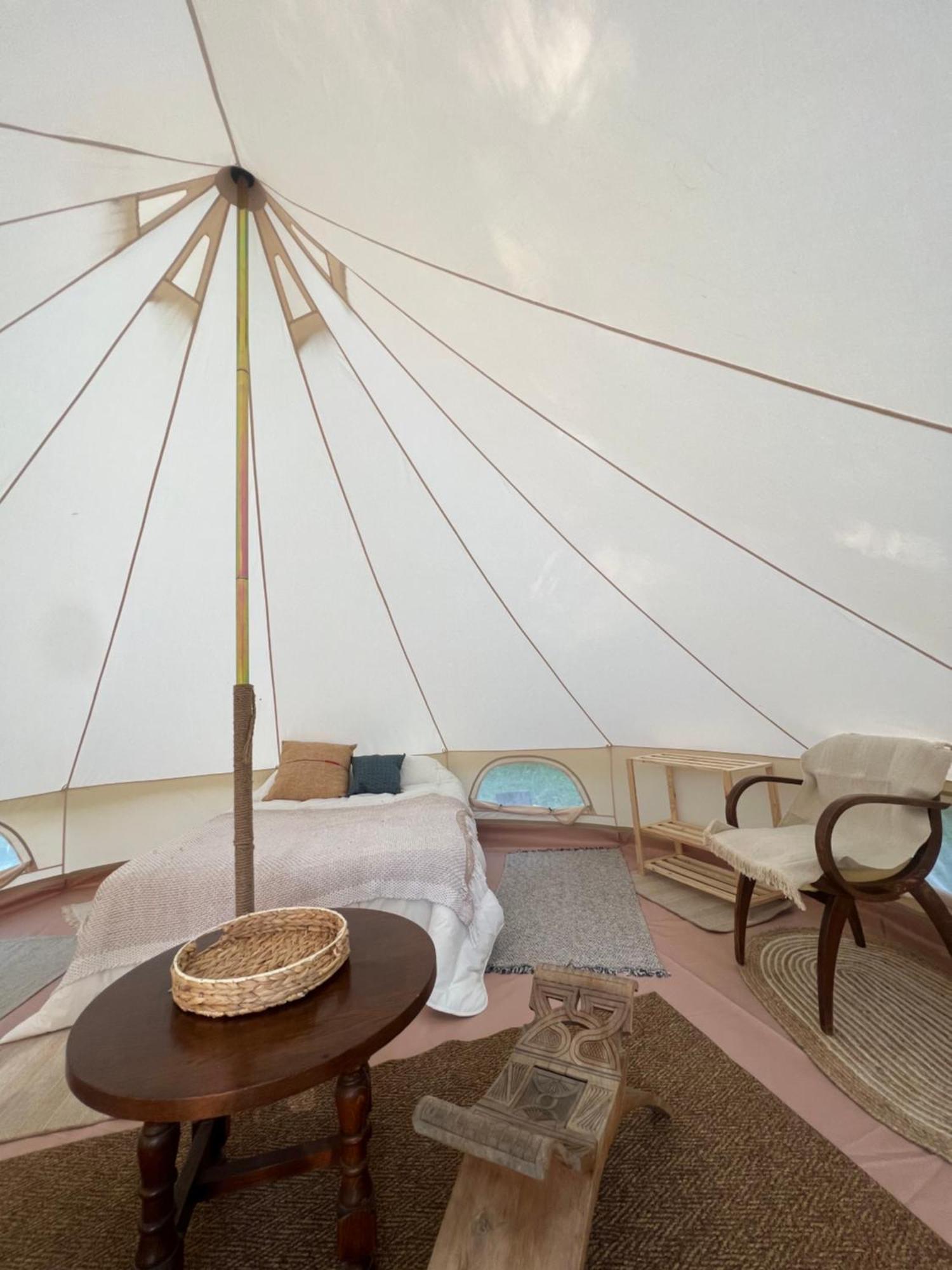 Tente Lodge En Pleine Nature Sumene Bagian luar foto
