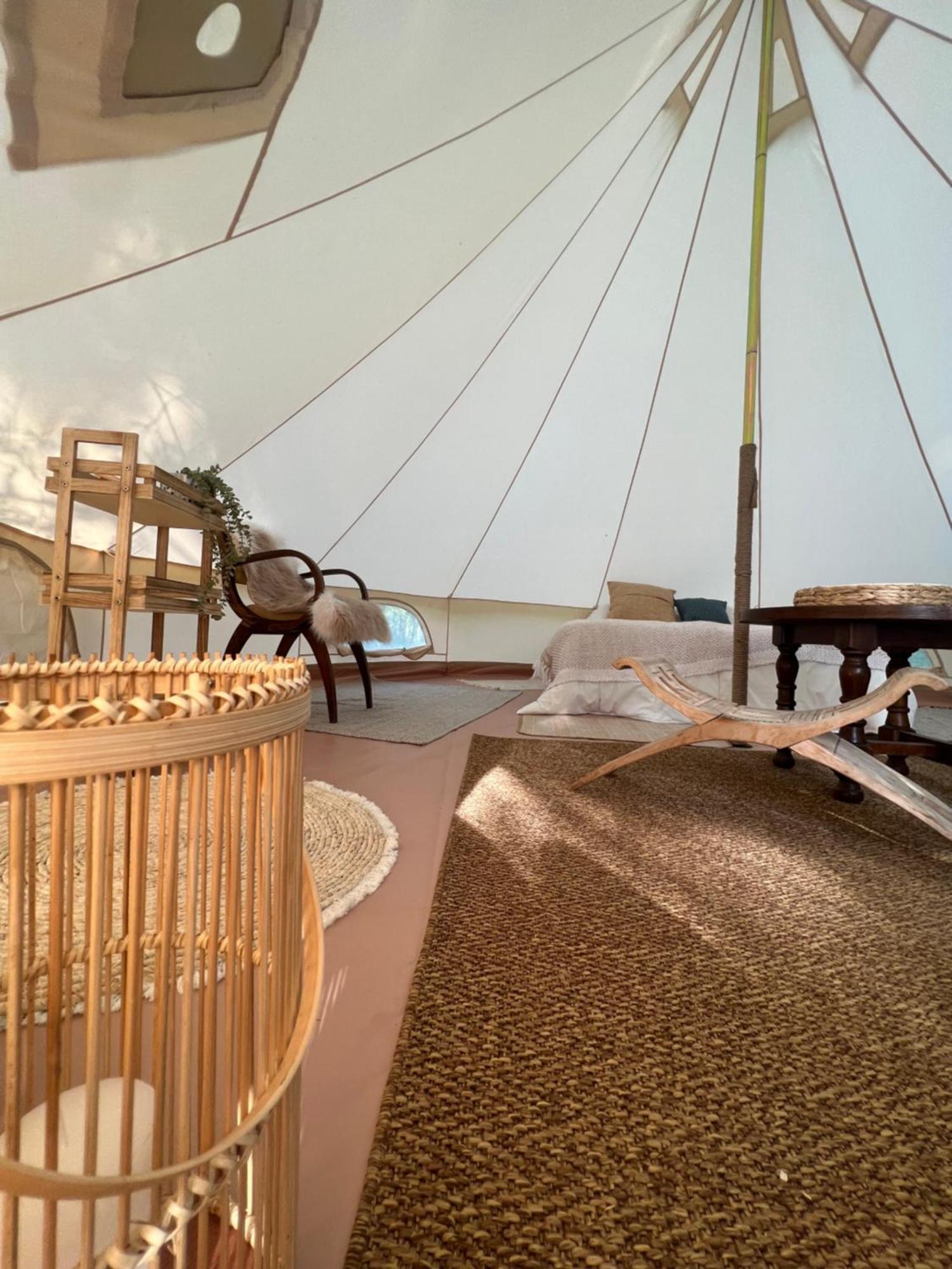 Tente Lodge En Pleine Nature Sumene Bagian luar foto
