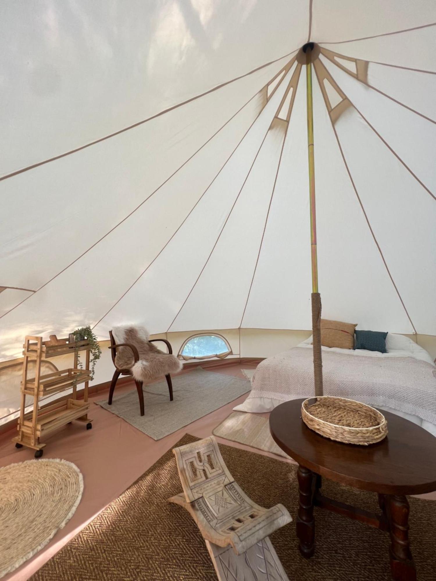Tente Lodge En Pleine Nature Sumene Bagian luar foto
