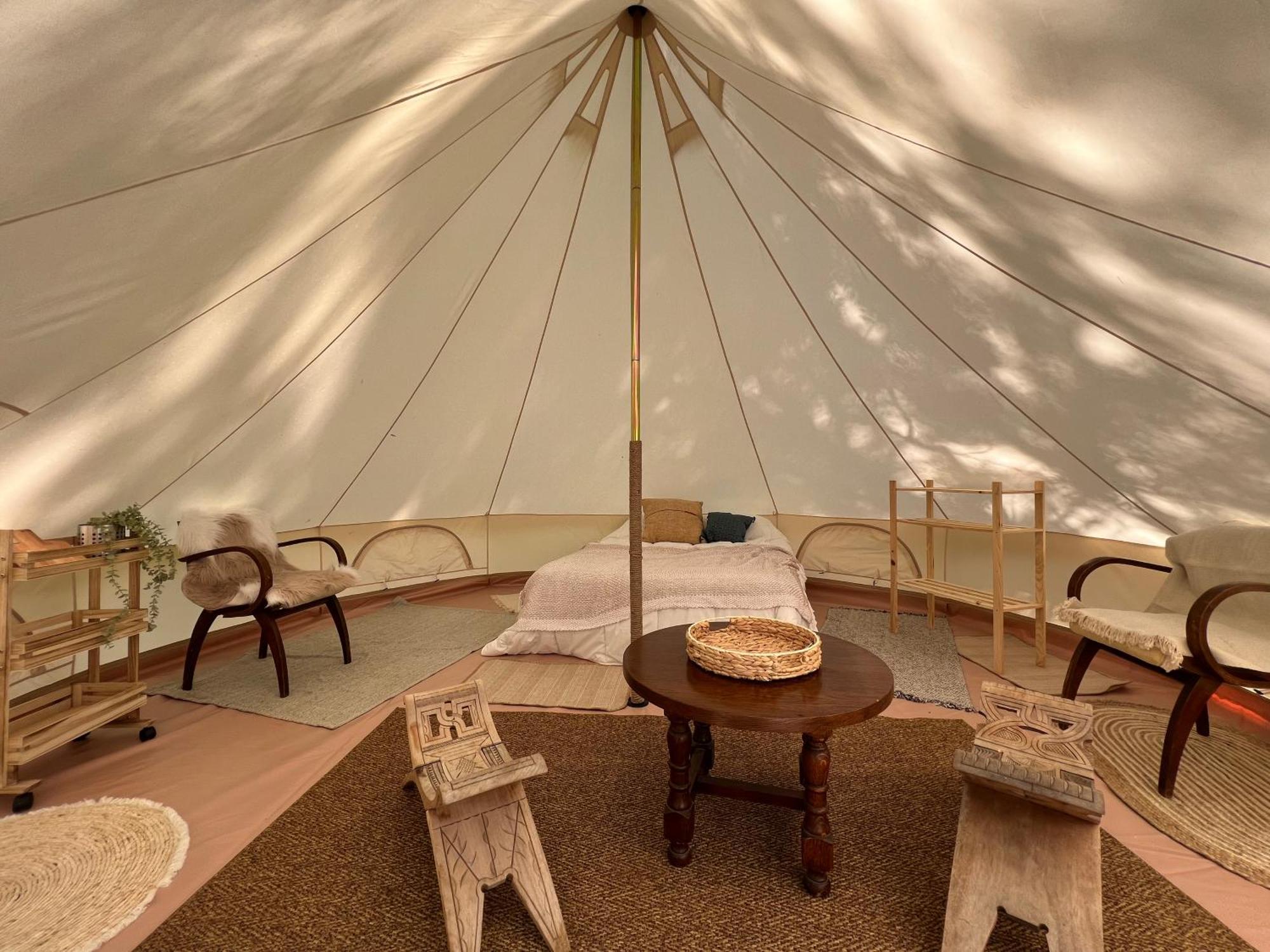 Tente Lodge En Pleine Nature Sumene Bagian luar foto