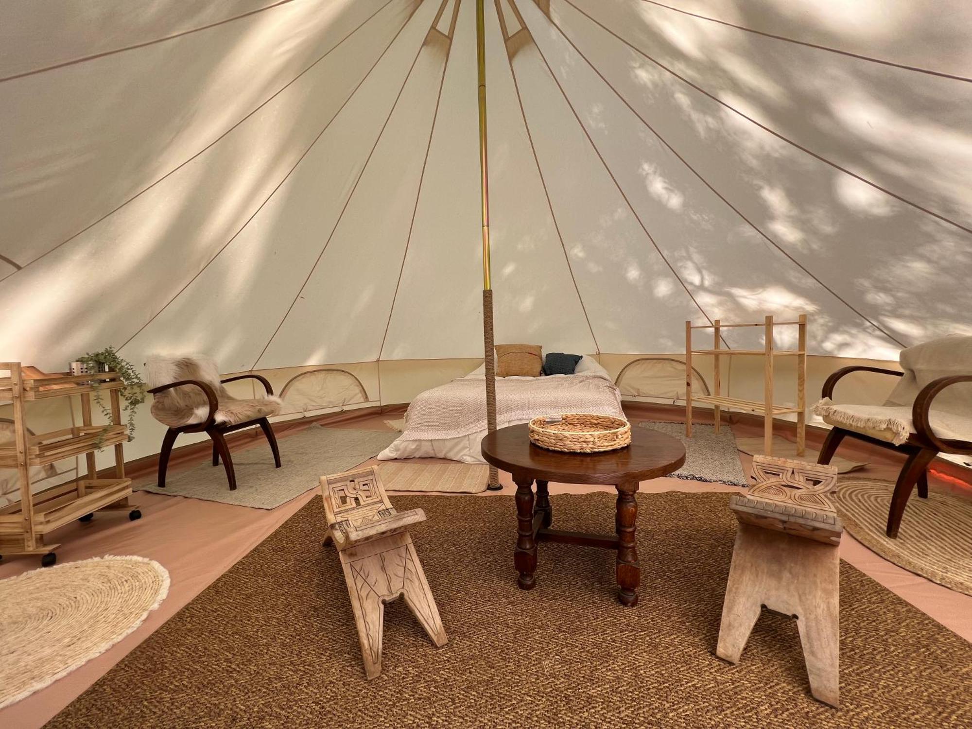 Tente Lodge En Pleine Nature Sumene Bagian luar foto