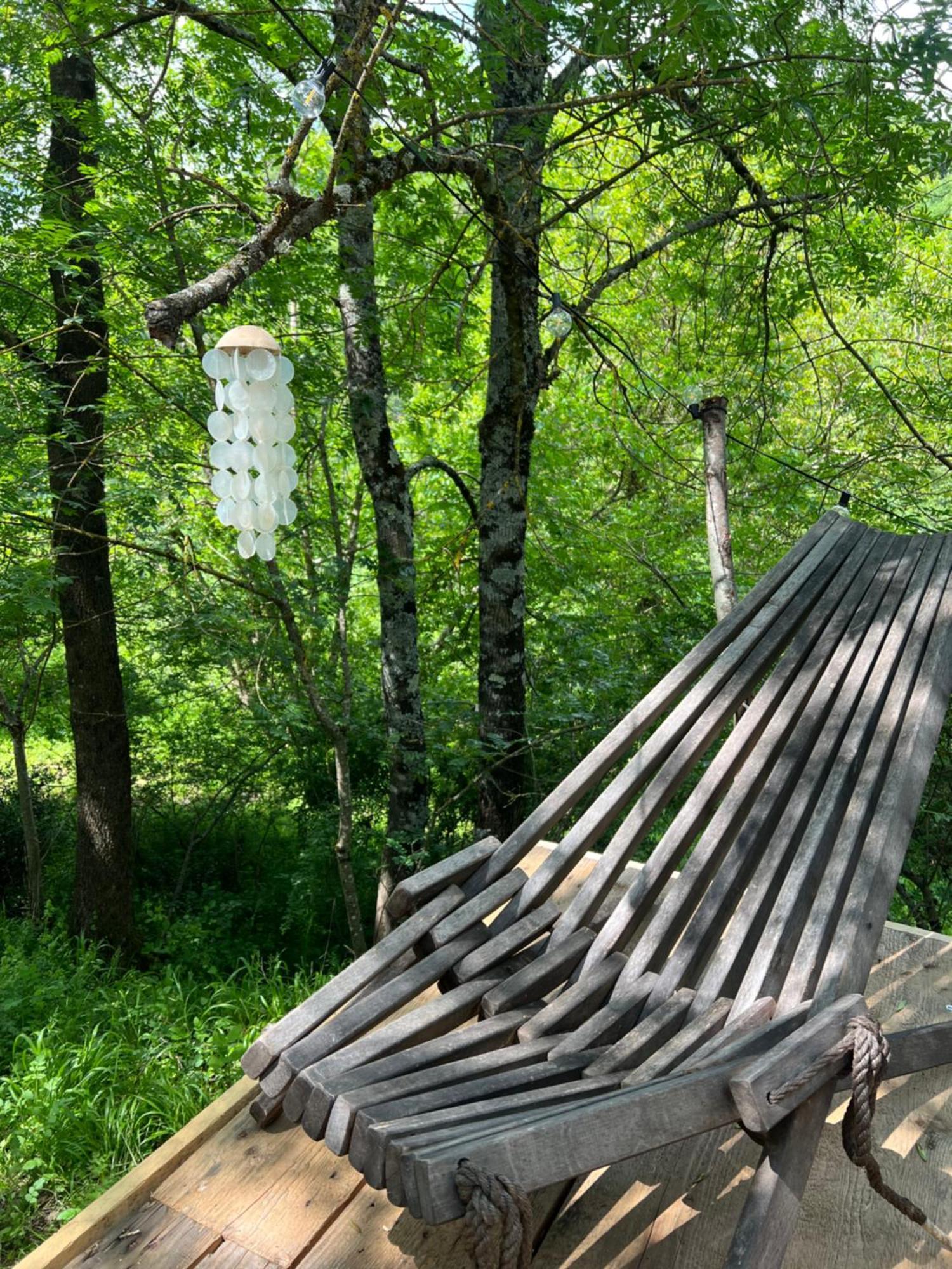 Tente Lodge En Pleine Nature Sumene Bagian luar foto